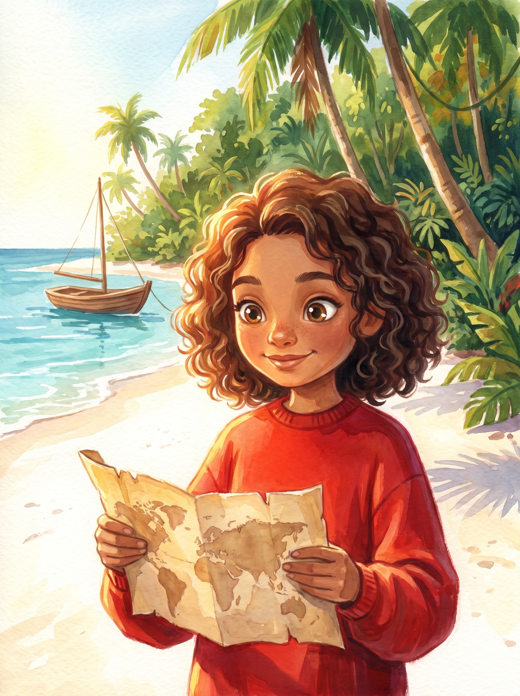 Extrait de "Lina et le secret de l'île aux pirates"