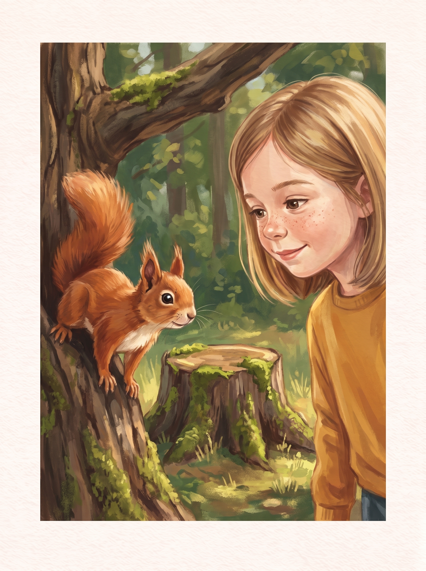 Extrait de "Le doux murmure de la forêt"